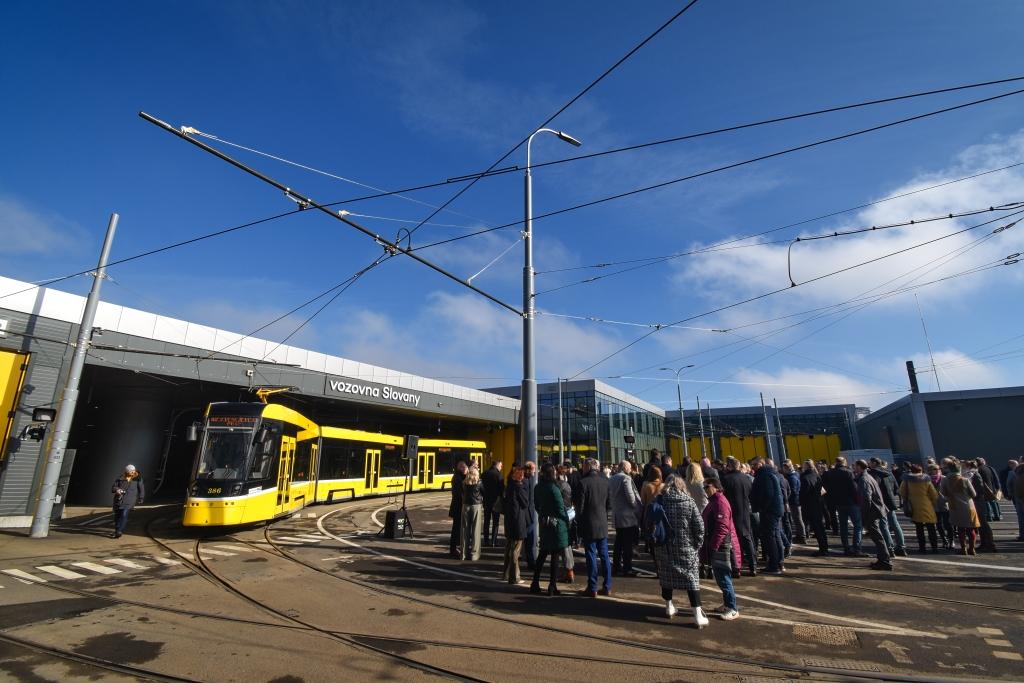 Plzeňská tramvajová vozovna slavnostně otevřena po kompletní rekonstrukci