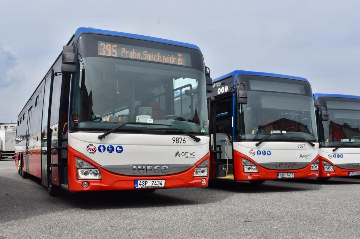 Nabídky ve výběrových řízení na autobusové dopravce ve Středočeském kraji ve vlně D 