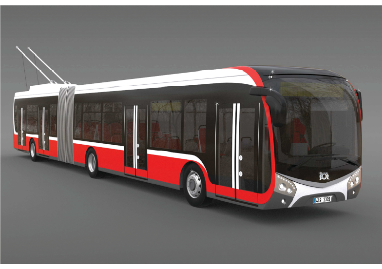 Dodávka 15 nových kloubových trolejbusů SOR TNS 18 pro Prahu se zpozdí