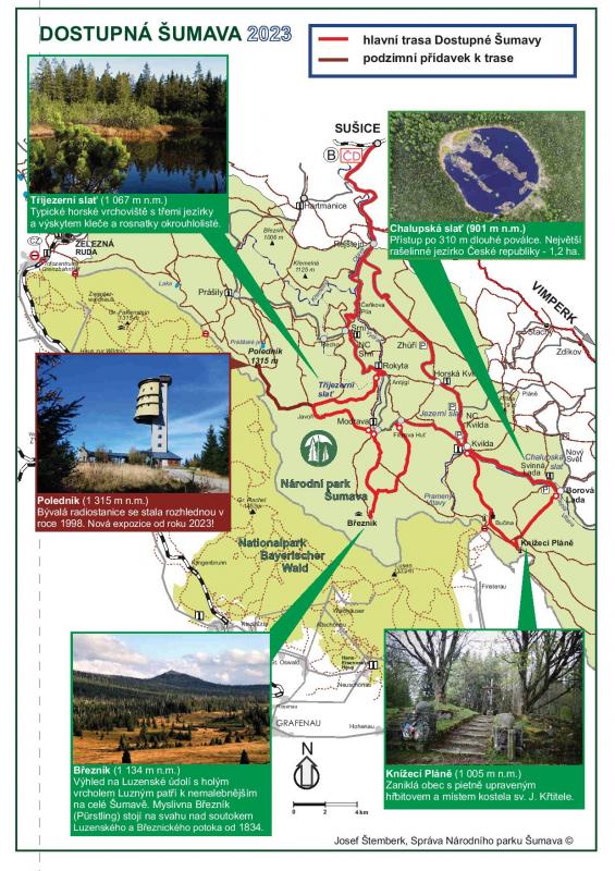 Šumava bude znovu dostupná i pro seniory a méně pohyblivé