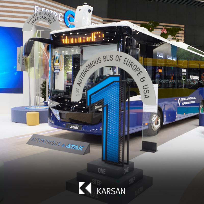 Karsan získal ocenění UITP pro autonomní e-ATAK