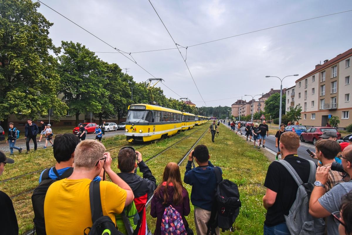 Plzeň se rozloučila se soupravami T3R.P