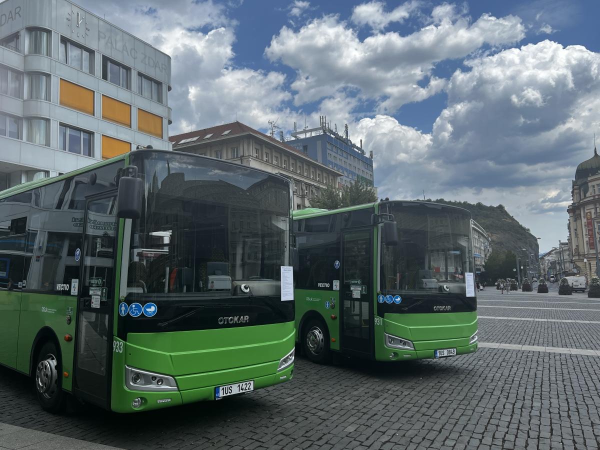 Prvních deset autobusů Otokar Vectio vozí v Ústeckém kraji cestující