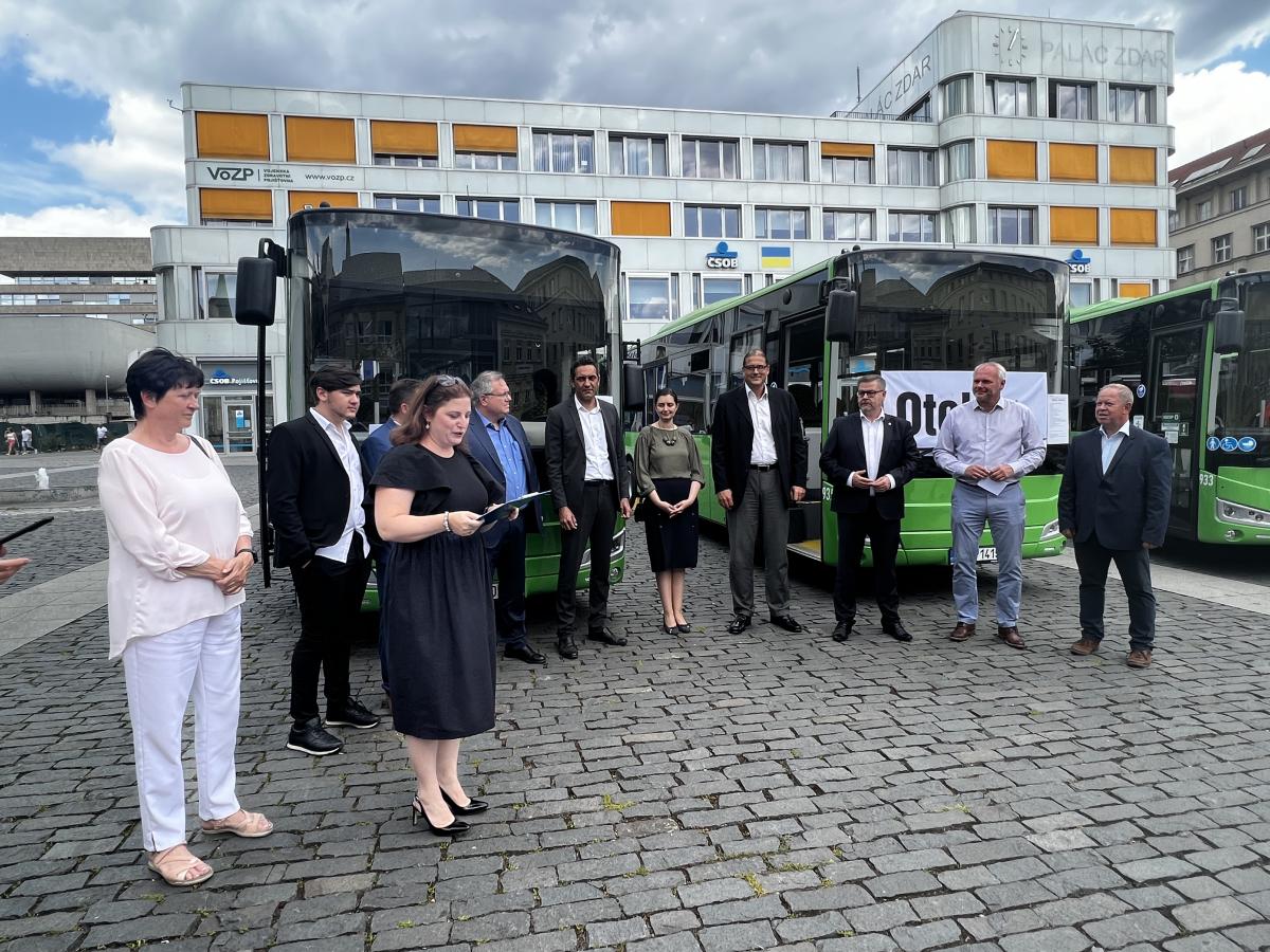 Prvních deset autobusů Otokar Vectio vozí v Ústeckém kraji cestující