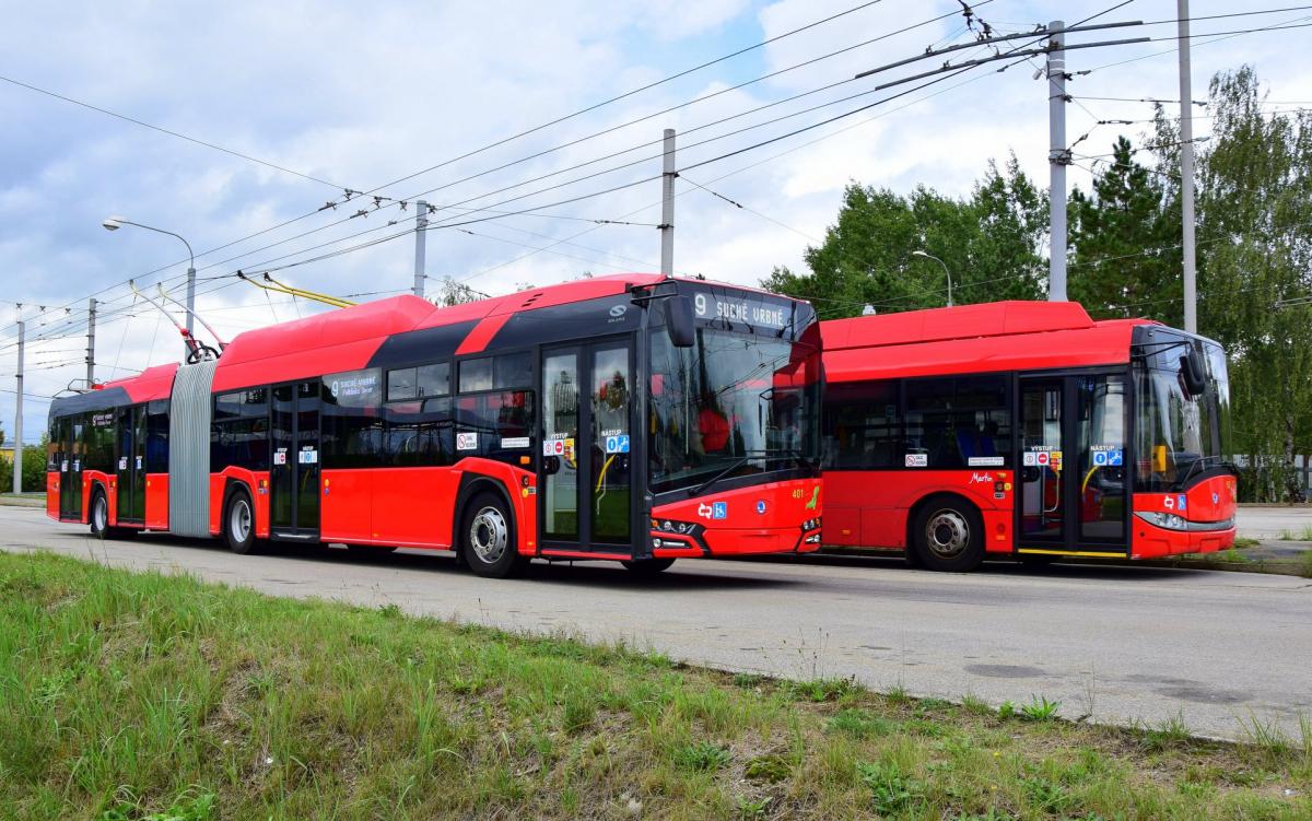 Dopravní podnik města České Budějovice nakoupí 35 článkových parciálních trolejbusů