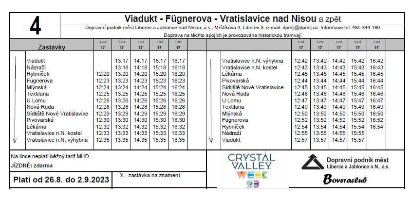 V Liberci se svezete unikátní Křišťálovou tramvají