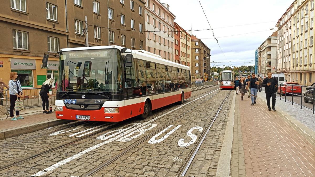 Novinky v preferenci autobusů v Praze