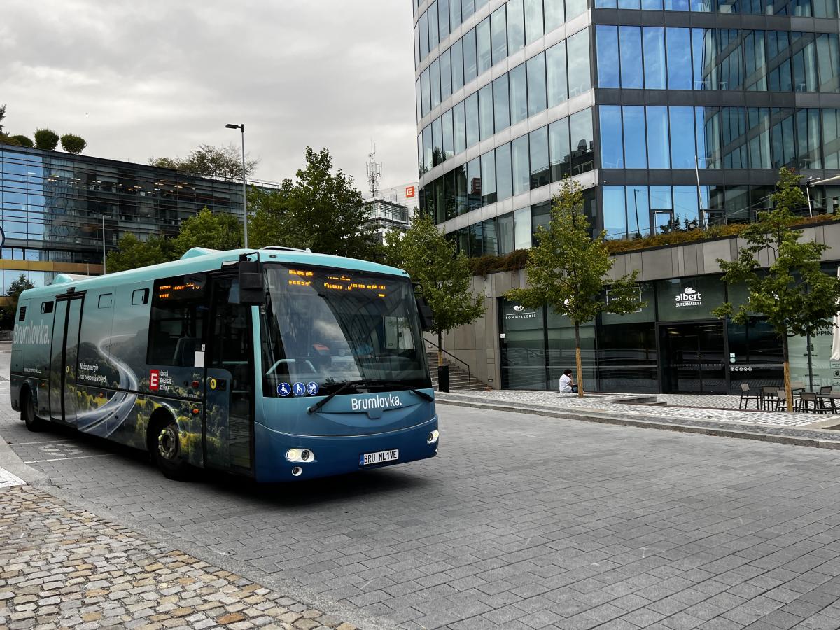 Arriva pokřtila třetí elektrobus SOR na Brumlovku