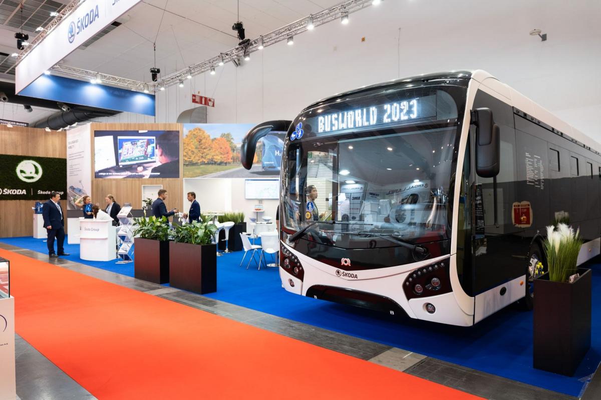 Škoda Group a SOR Libchavy na Busworld 2023