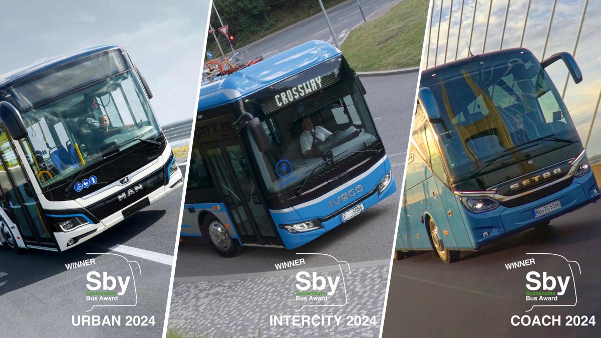 MAN, Iveco Bus a Setra vítězi Sustainable Bus Awards 2024