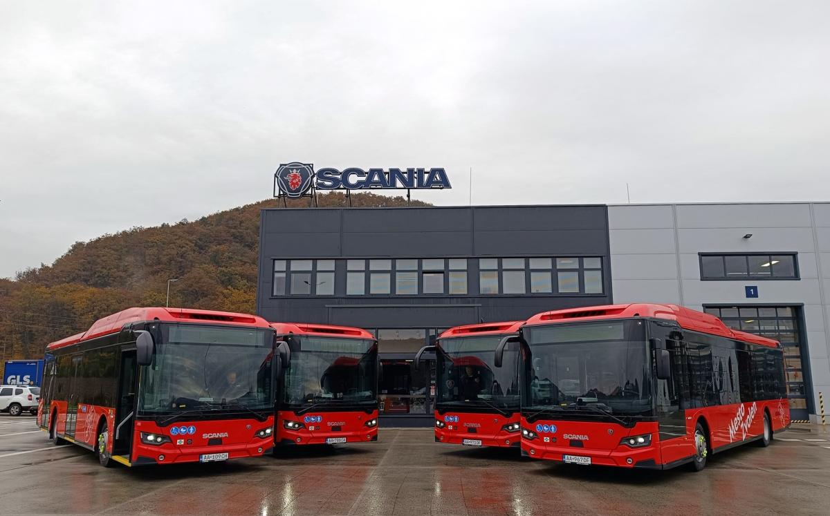 Na Slovensku jsou první nové městské autobusy Scania 