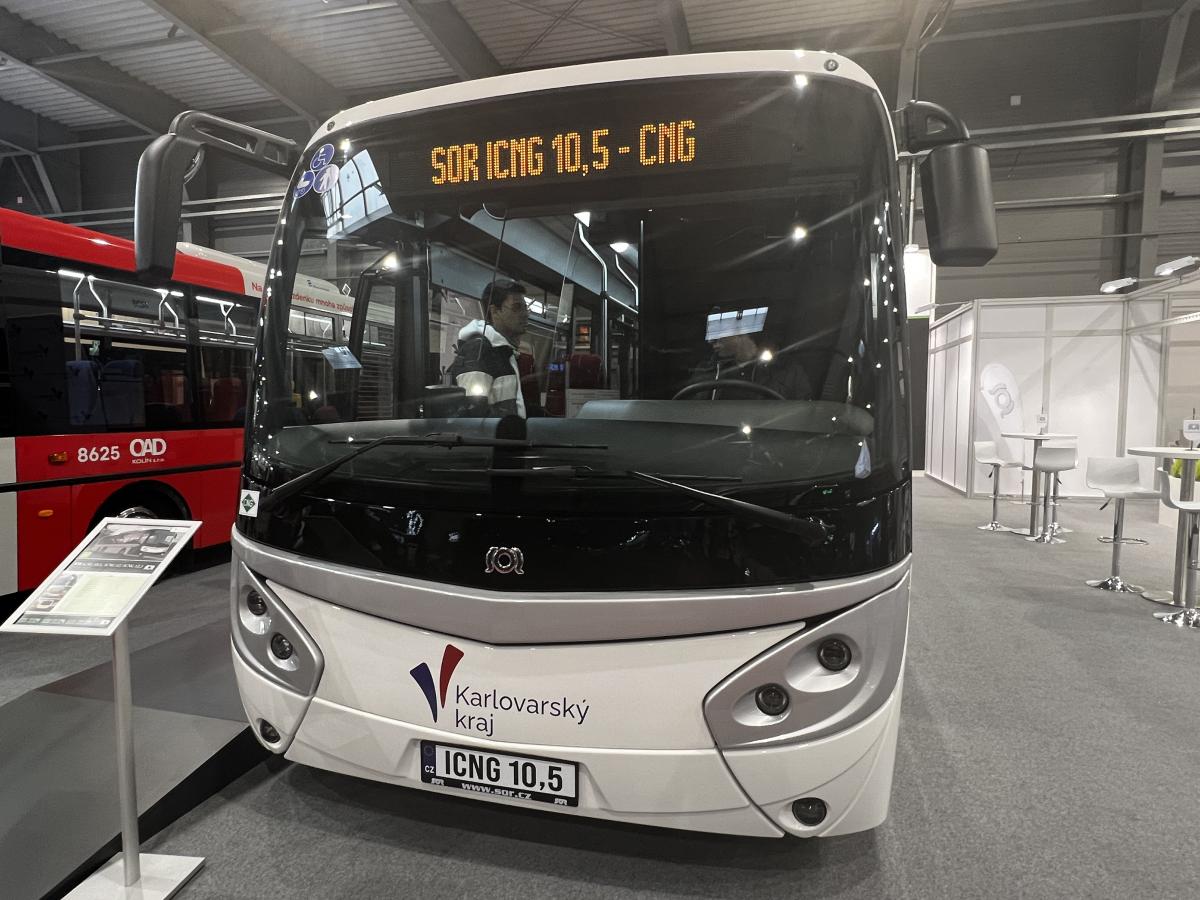 Vodíkový SOR NSF 12 v premiéře na Czechbusu 