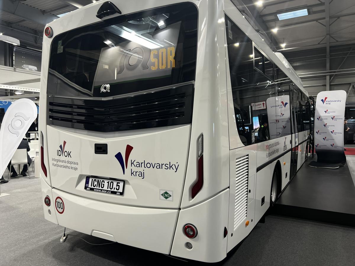 Vodíkový SOR NSF 12 v premiéře na Czechbusu 