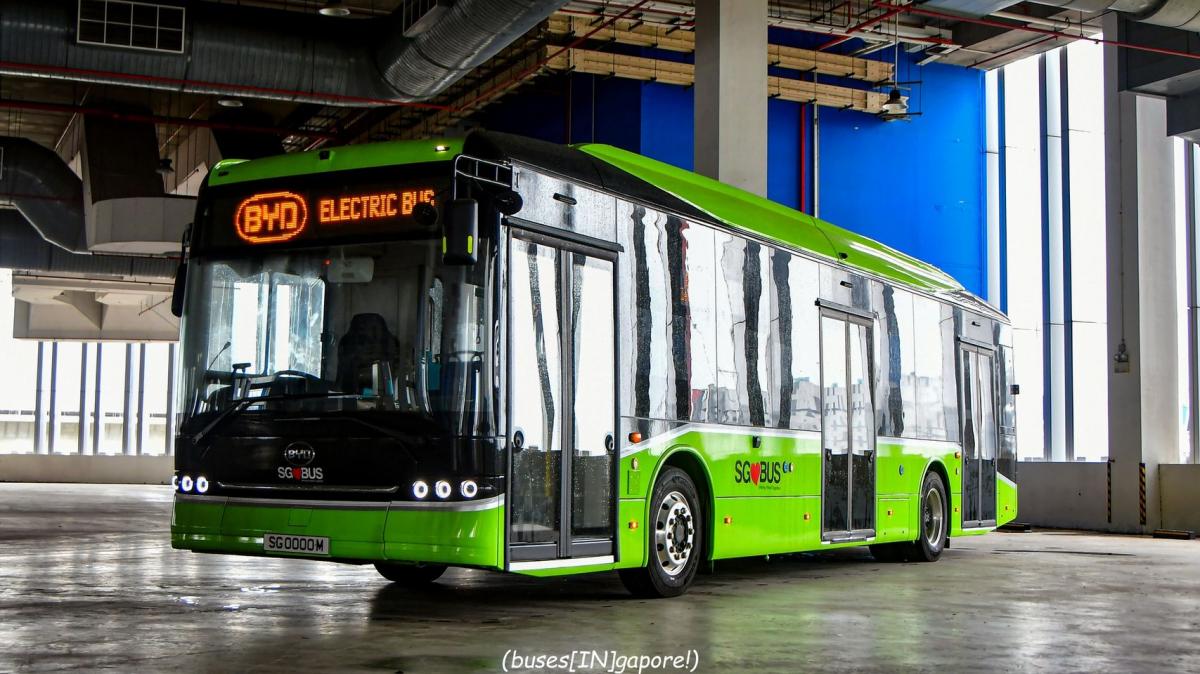 360 elektrických autobusů vyrobených v Číně pro Singapur