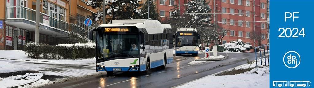 Autobusová vánoční a novoroční přání