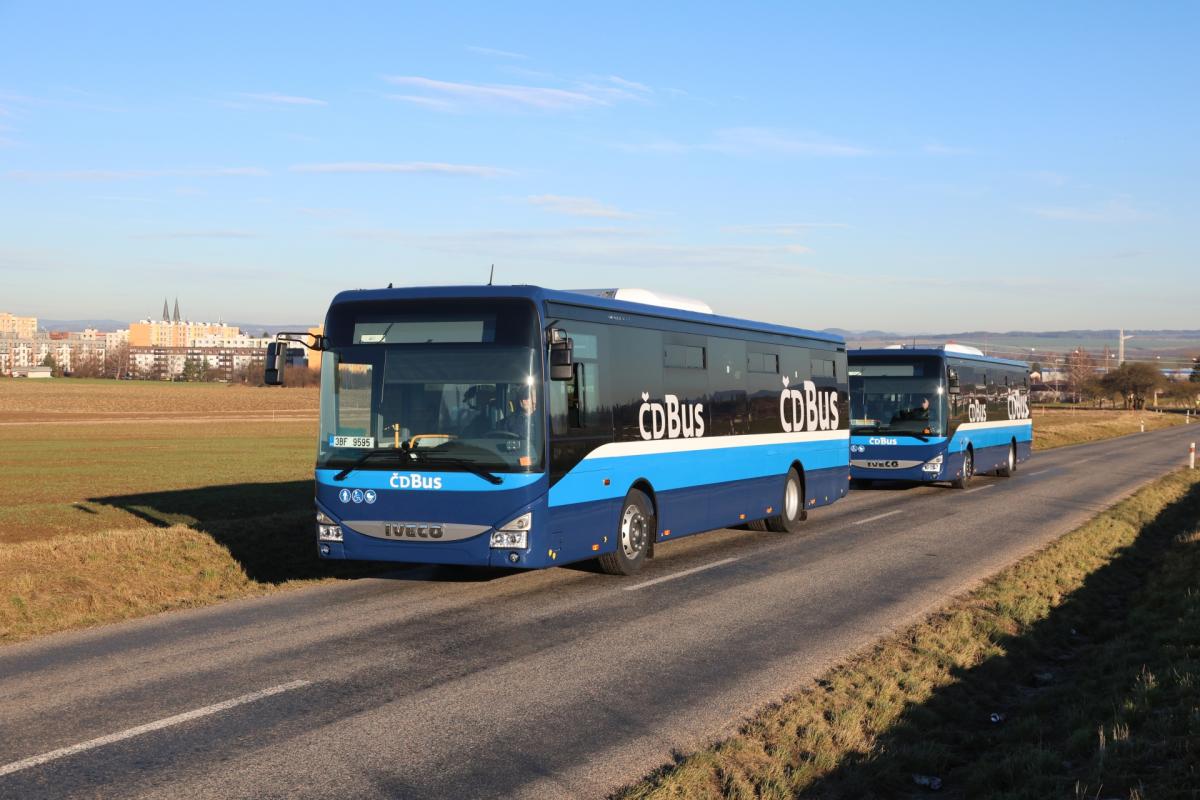 IVECO BUS dodal 10 nových autobusů Crossway LE pro ČD Bus