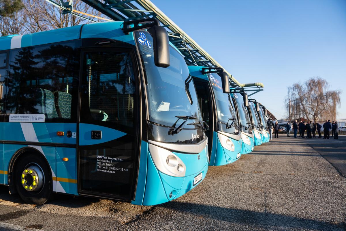 ARRIVA na Slovensku představila další nové autobusy