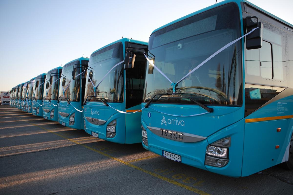 ARRIVA na Slovensku představila další nové autobusy
