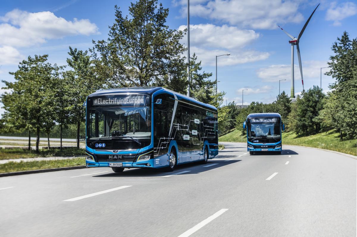 MAN je lídrem na evropském trhu elektrických autobusů