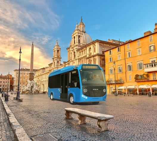 Mikrobusy Otokar v italských městech