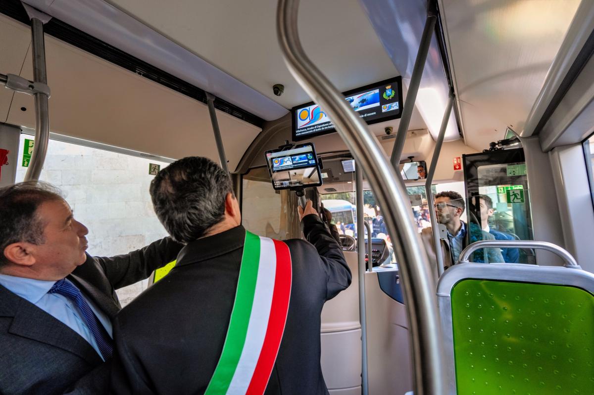 Starobylá Taormína uvádí do provozu E-Way od Iveco Bus