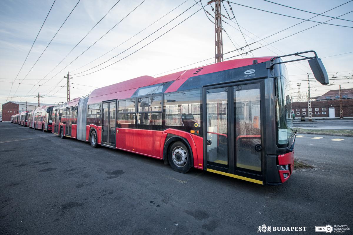 Nové trolejbusy do Budapešti, a hned 160 vozidel