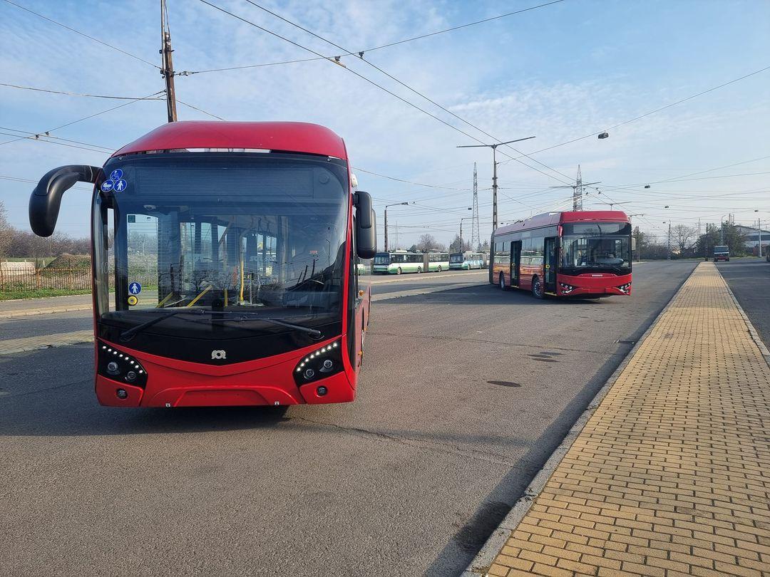 Parciální trolejbusy SOR dorazily do Szegedu