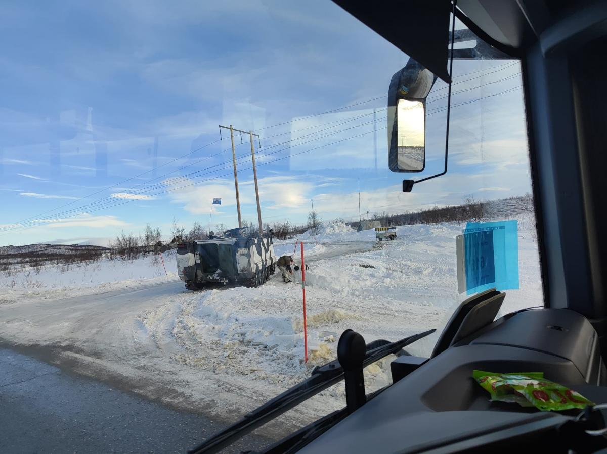 IVECO CROSSWAY za polárním kruhem v Norsku