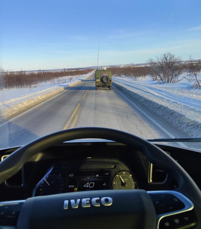 IVECO CROSSWAY za polárním kruhem v Norsku 