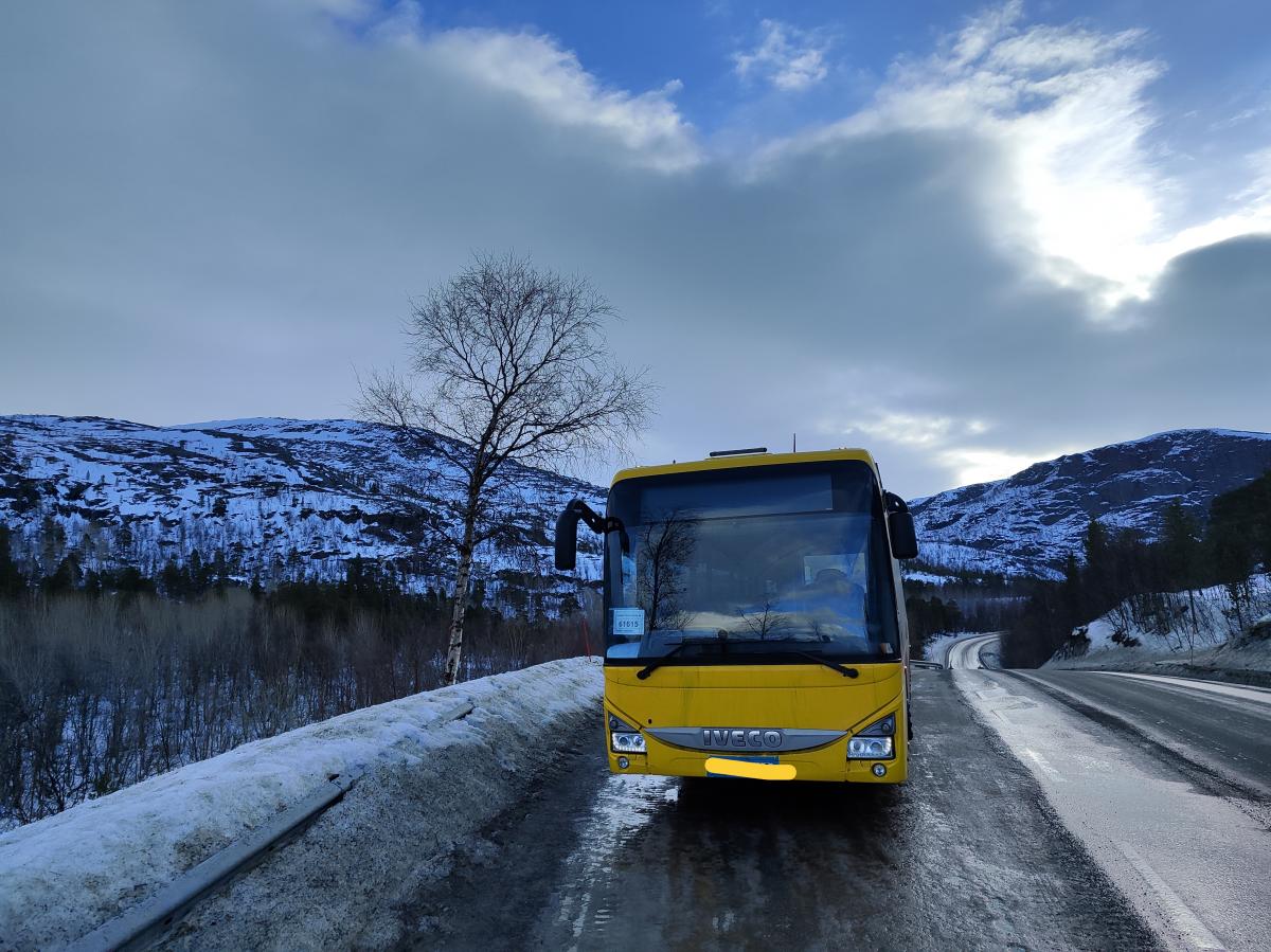 IVECO CROSSWAY za polárním kruhem v Norsku