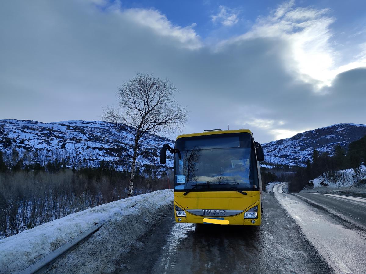 IVECO CROSSWAY za polárním kruhem v Norsku 