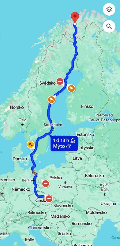 IVECO CROSSWAY za polárním kruhem v Norsku