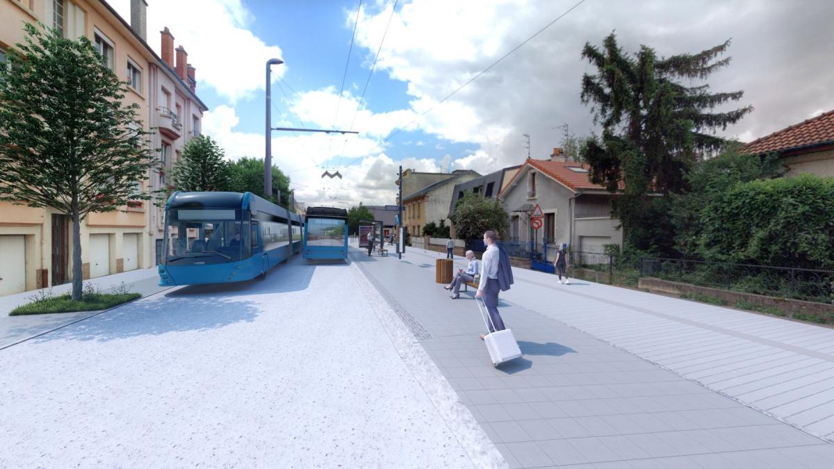 Dvoukloubový trolejbus Hess lightTram přijel do Nancy