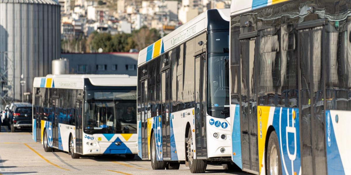 140 elektrických autobusů v Aténách