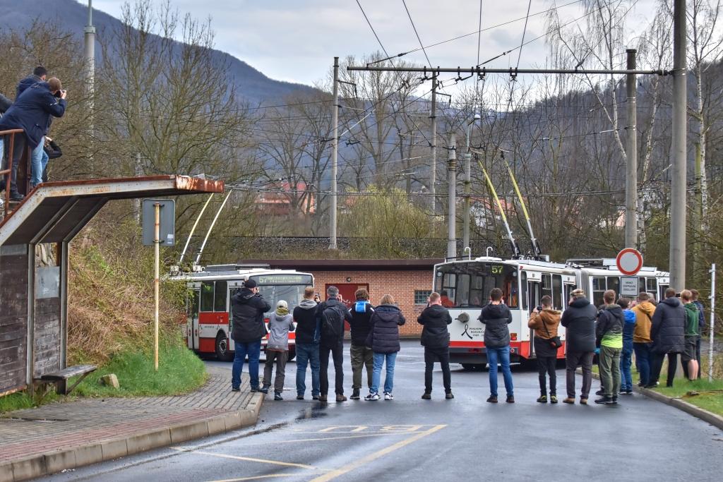 Ústí nad Labem se rozloučilo s trolejbusy Škoda 15 Tr