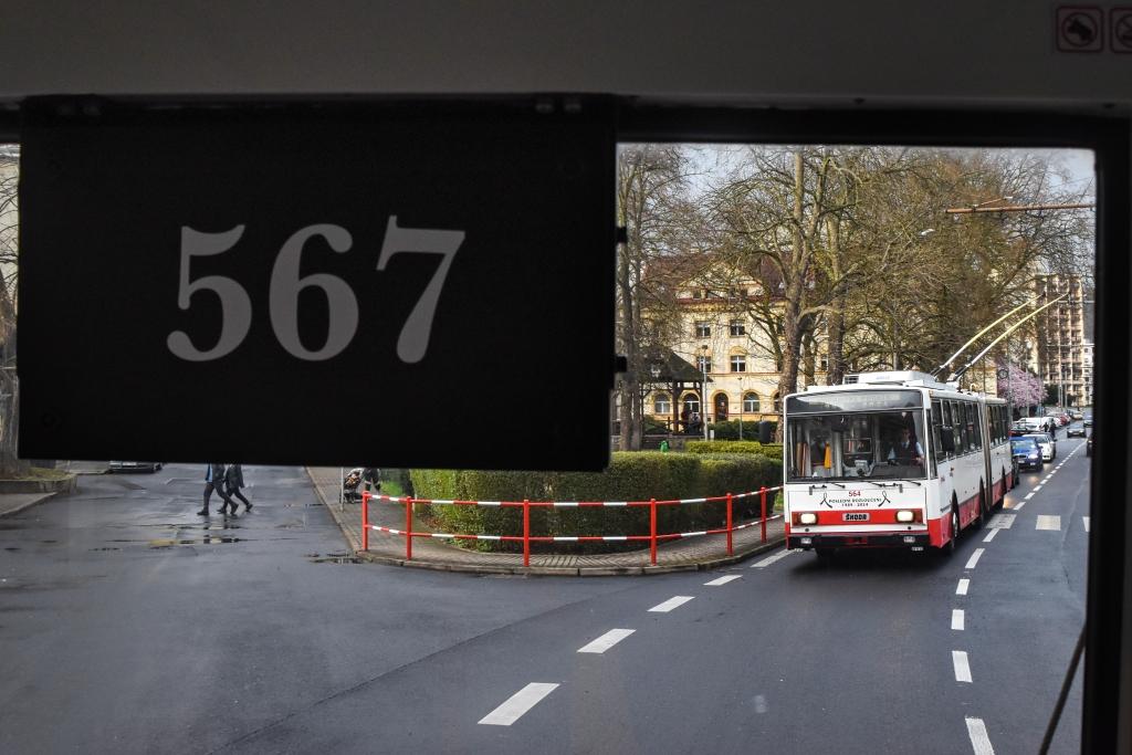 Ústí nad Labem se rozloučilo s trolejbusy Škoda 15 Tr