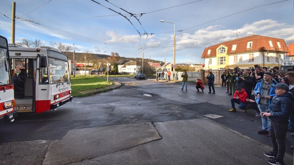 Ústí nad Labem se rozloučilo s trolejbusy Škoda 15 Tr