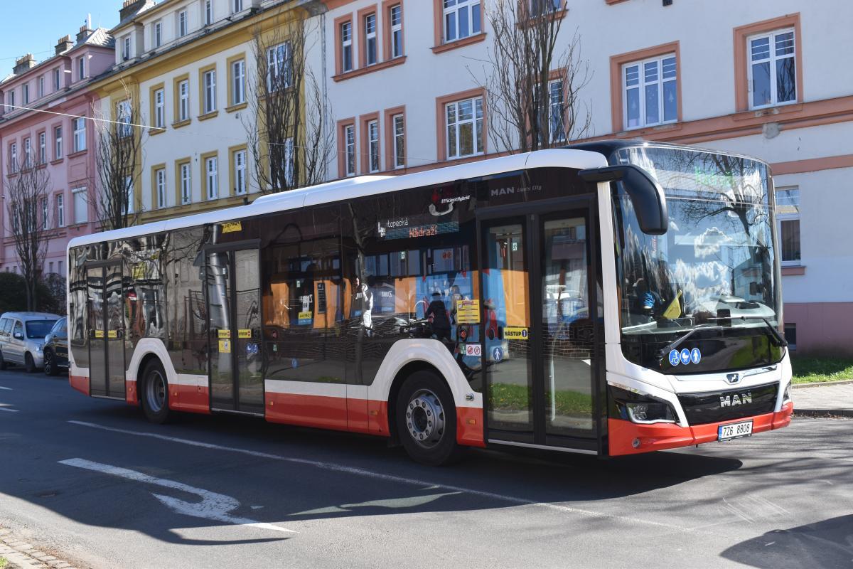 Registrace autobusů v březnu 2024