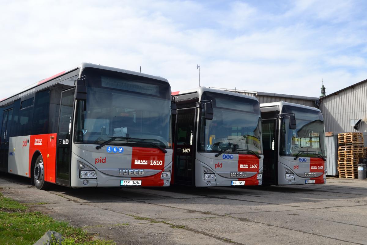 Registrace autobusů v březnu 2024