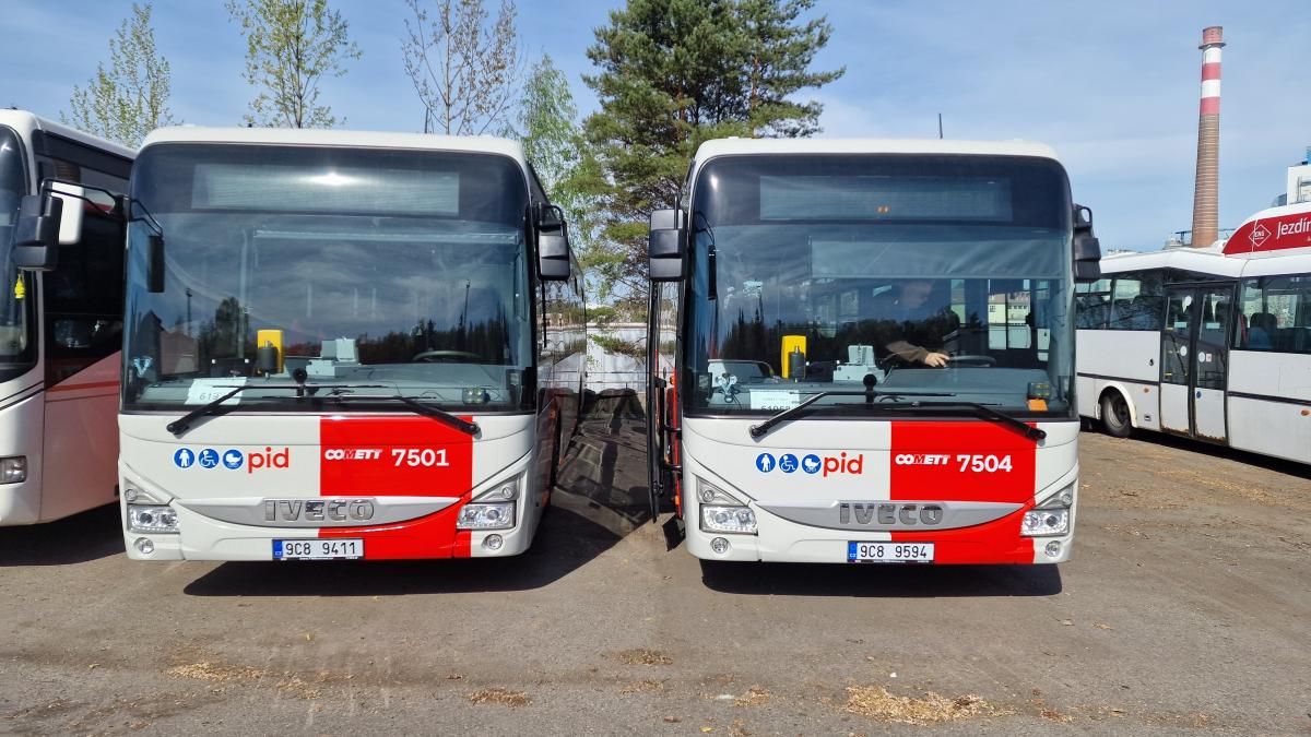 Nové autobusy CROSSWAY společnosti COMETT pro Pražskou integrovanou dopravu