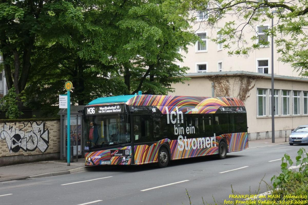 Kloubové autobusy Solaris na vodíkový pohon do Frankfurtu