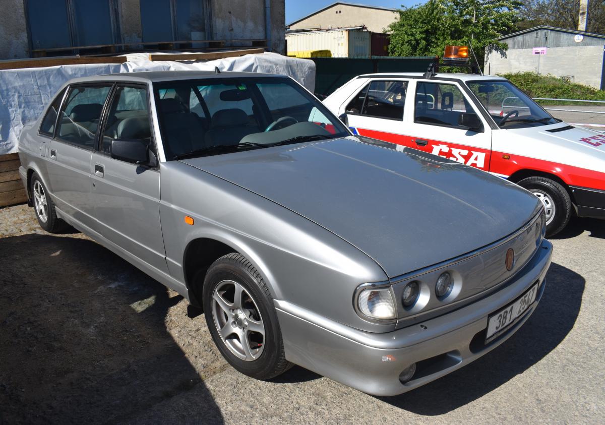 Přehlídka automobilové techniky v depozitáři TMB v Řečkovicích