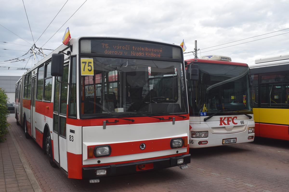 Oslavy 75 let trolejbusové dopravy v Hradci Králové