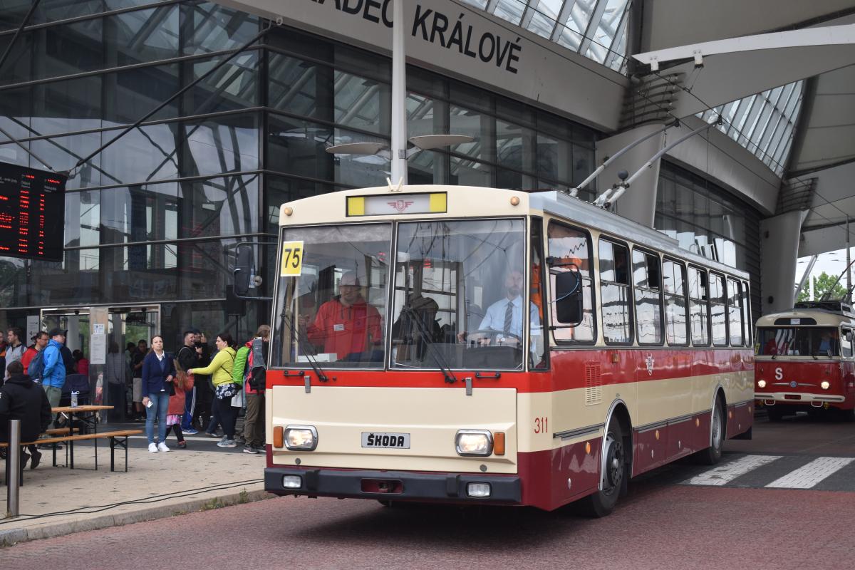 Oslavy 75 let trolejbusové dopravy v Hradci Králové