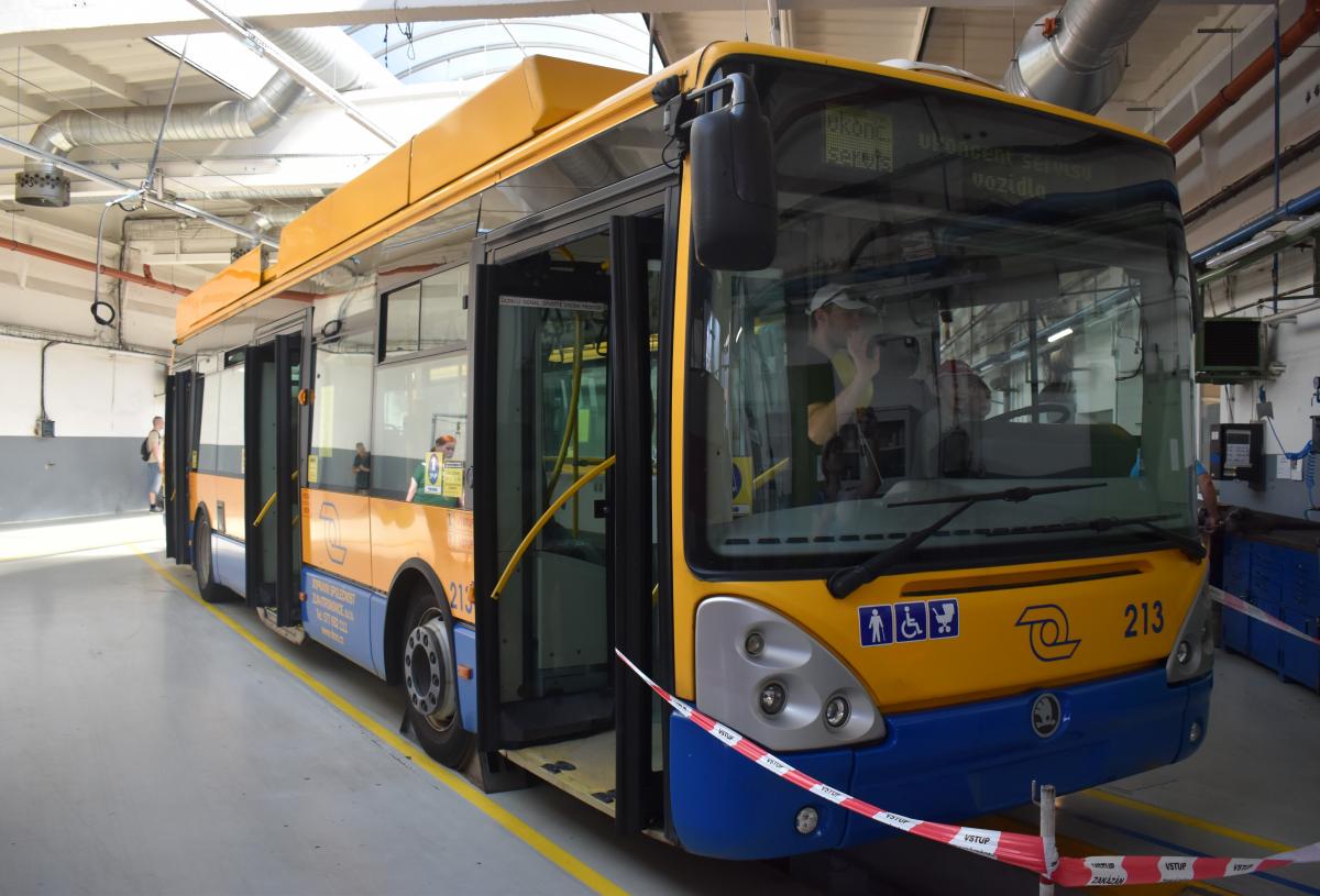 Den otevřených dveří v Dopravní společnosti Zlín - Otrokovice