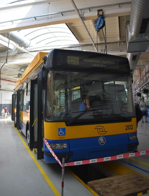 Den otevřených dveří v Dopravní společnosti Zlín - Otrokovice