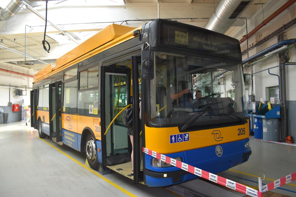 Den otevřených dveří v Dopravní společnosti Zlín - Otrokovice