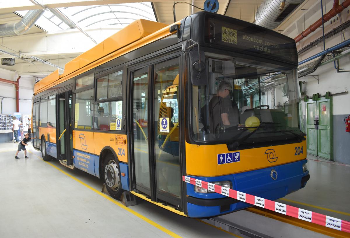 Den otevřených dveří v Dopravní společnosti Zlín - Otrokovice