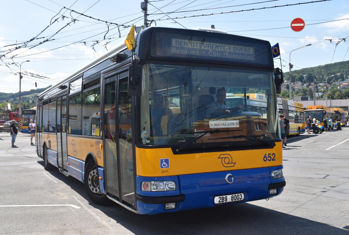 Den otevřených dveří v Dopravní společnosti Zlín - Otrokovice