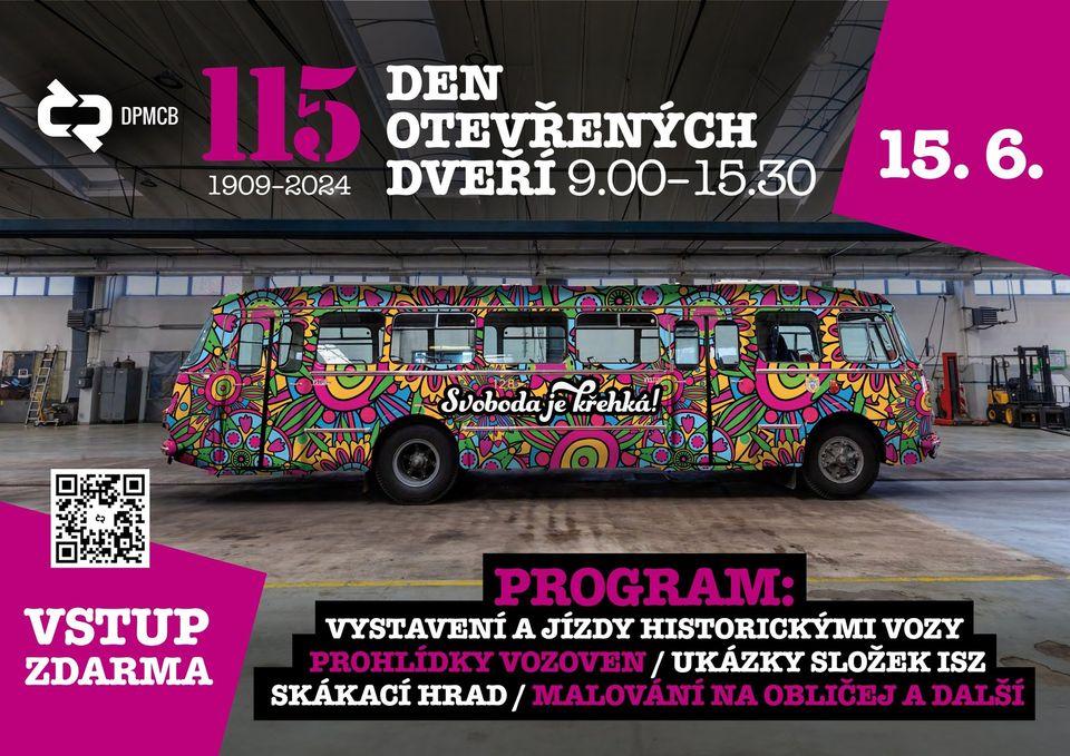 115 let budějovické MHD ve velkém stylu